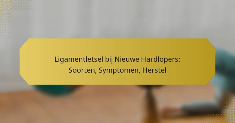 Ligamentletsel bij Nieuwe Hardlopers: Soorten, Symptomen, Herstel