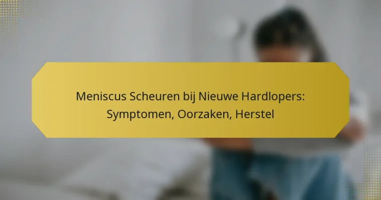 Meniscus Scheuren bij Nieuwe Hardlopers: Symptomen, Oorzaken, Herstel