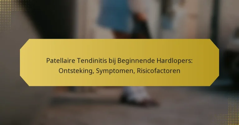 Patellaire Tendinitis bij Beginnende Hardlopers: Ontsteking, Symptomen, Risicofactoren