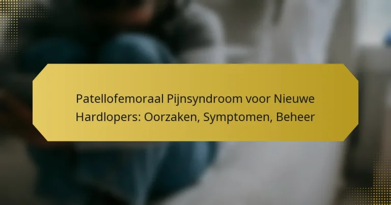 Patellofemoraal Pijnsyndroom voor Nieuwe Hardlopers: Oorzaken, Symptomen, Beheer